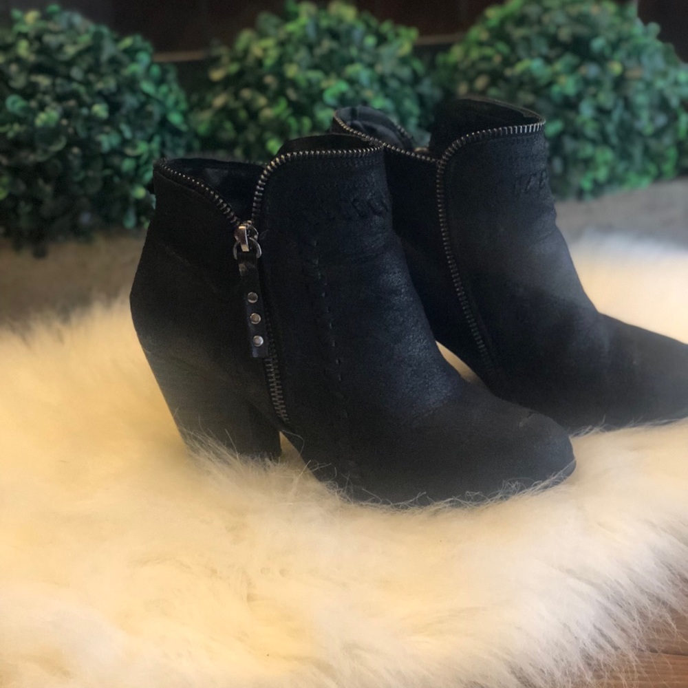 Black booties